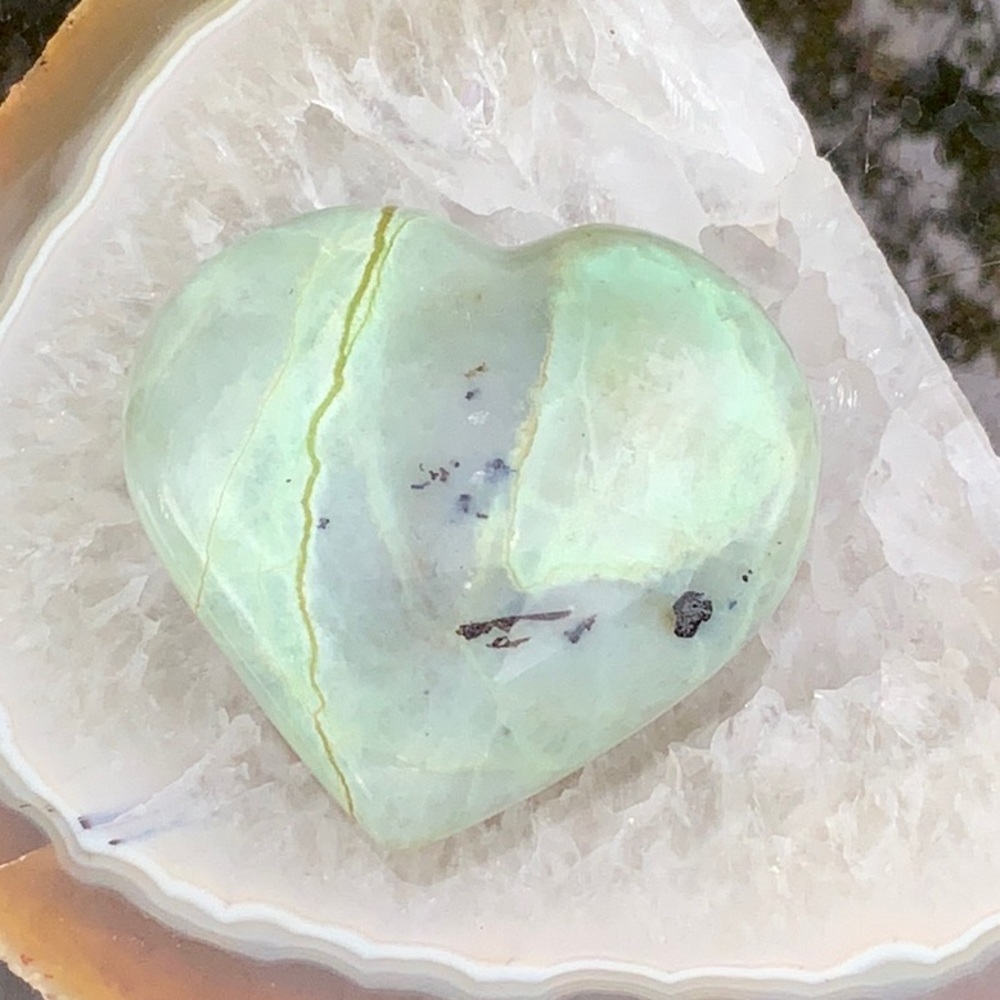 Heart-Shaped Moonstone